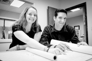 Jennifer and Kevin Turchin stock photo